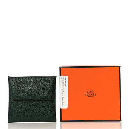 Hermes Chevre Mysore Bastia Coin Purse Vert Titien 12 of 12