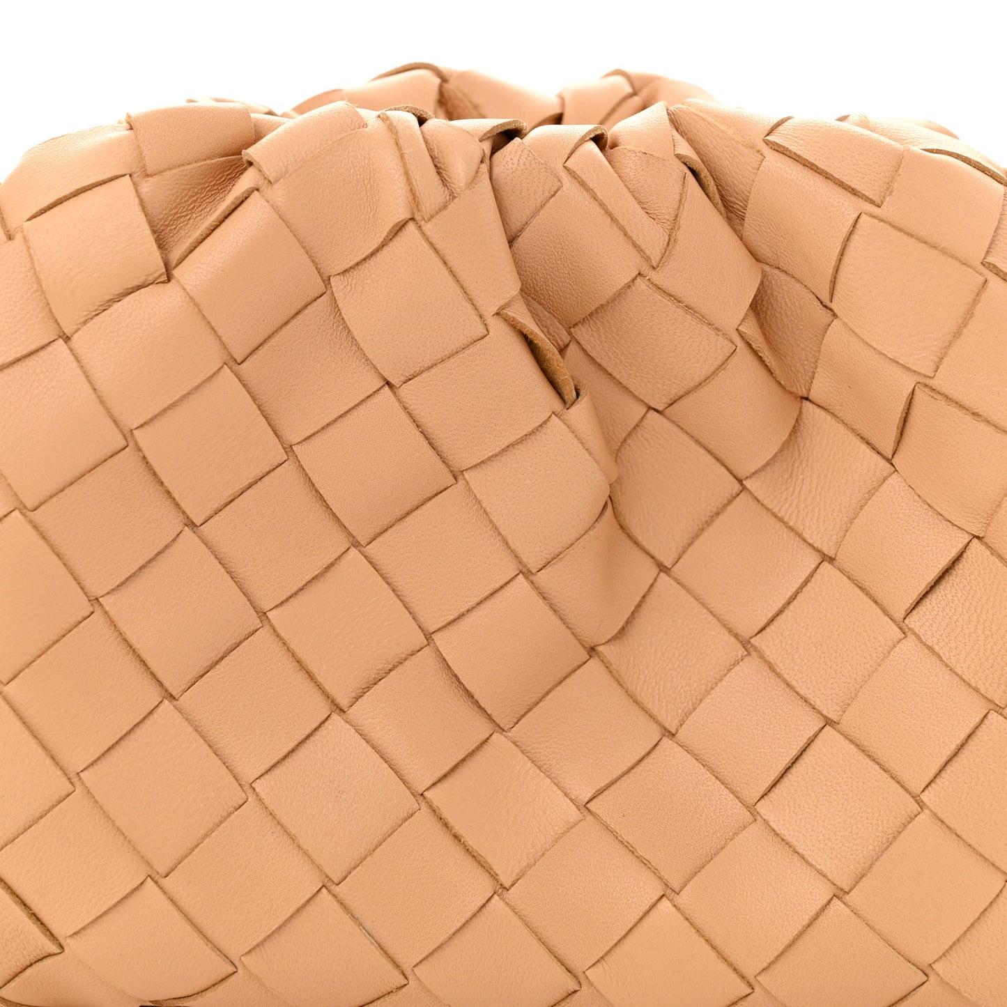 Nappa Intrecciato The Mini Pouch Almond