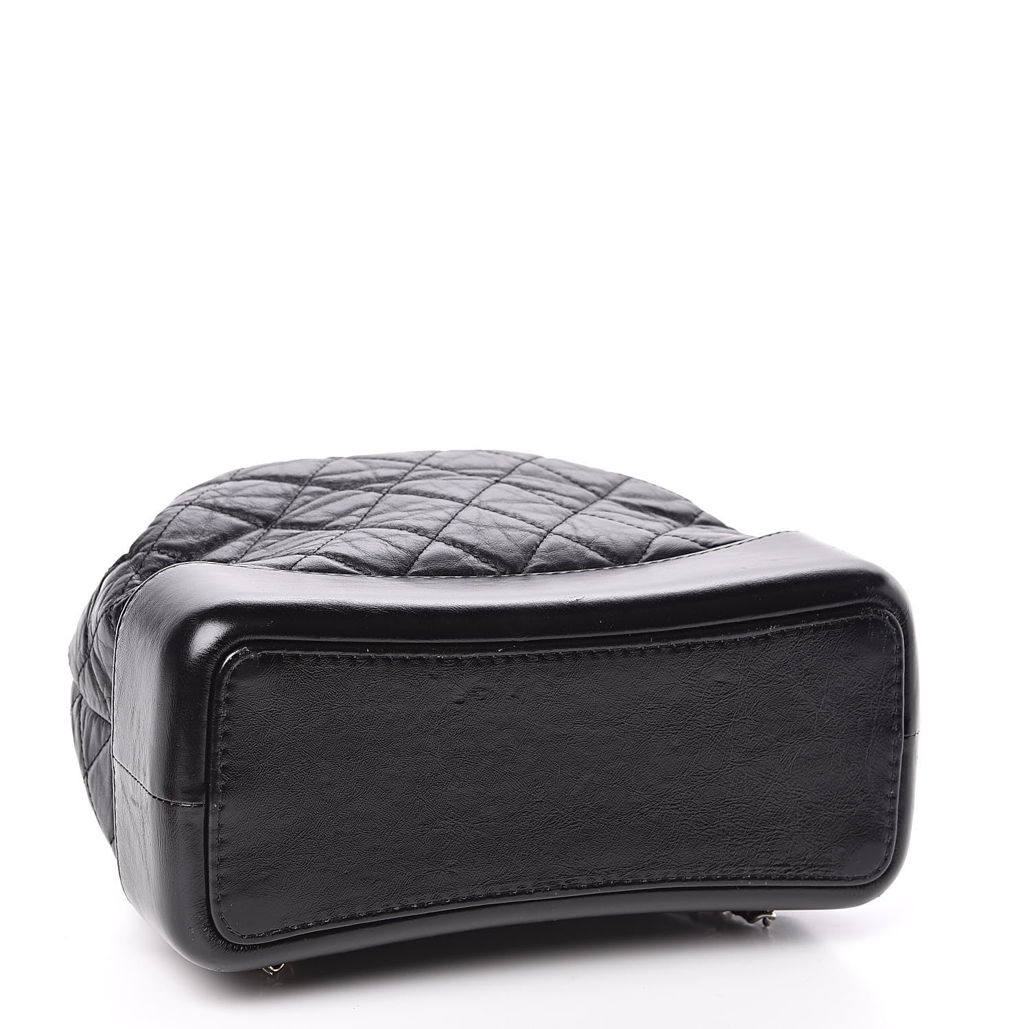 Chanel Aged Calfskin Quilted Gabrielle Backpack Black 4 of 10