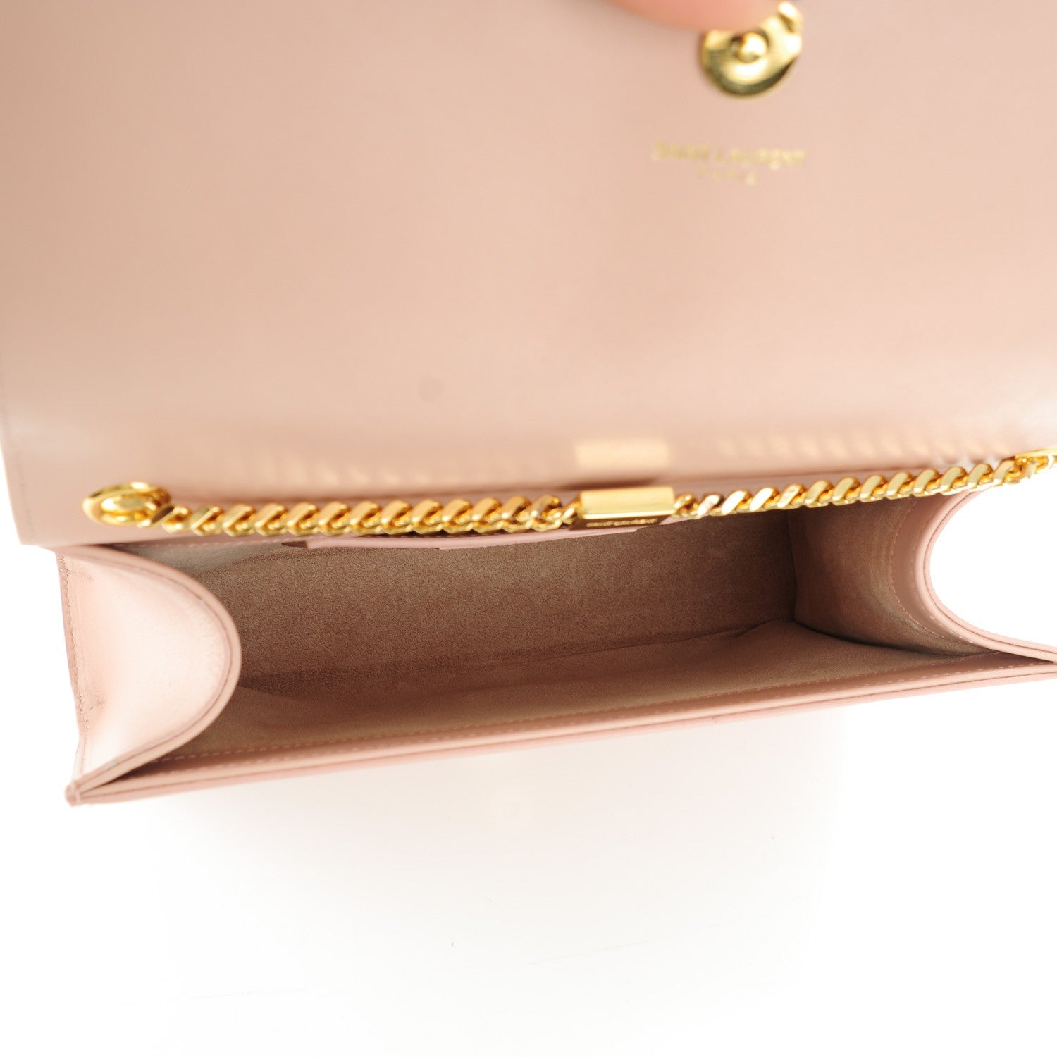 Saint Laurent Smooth Calfskin Medium Classic Monogram Kate Tassel Satchel Pink 5 of 7