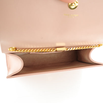 Saint Laurent Smooth Calfskin Medium Classic Monogram Kate Tassel Satchel Pink 5 of 7