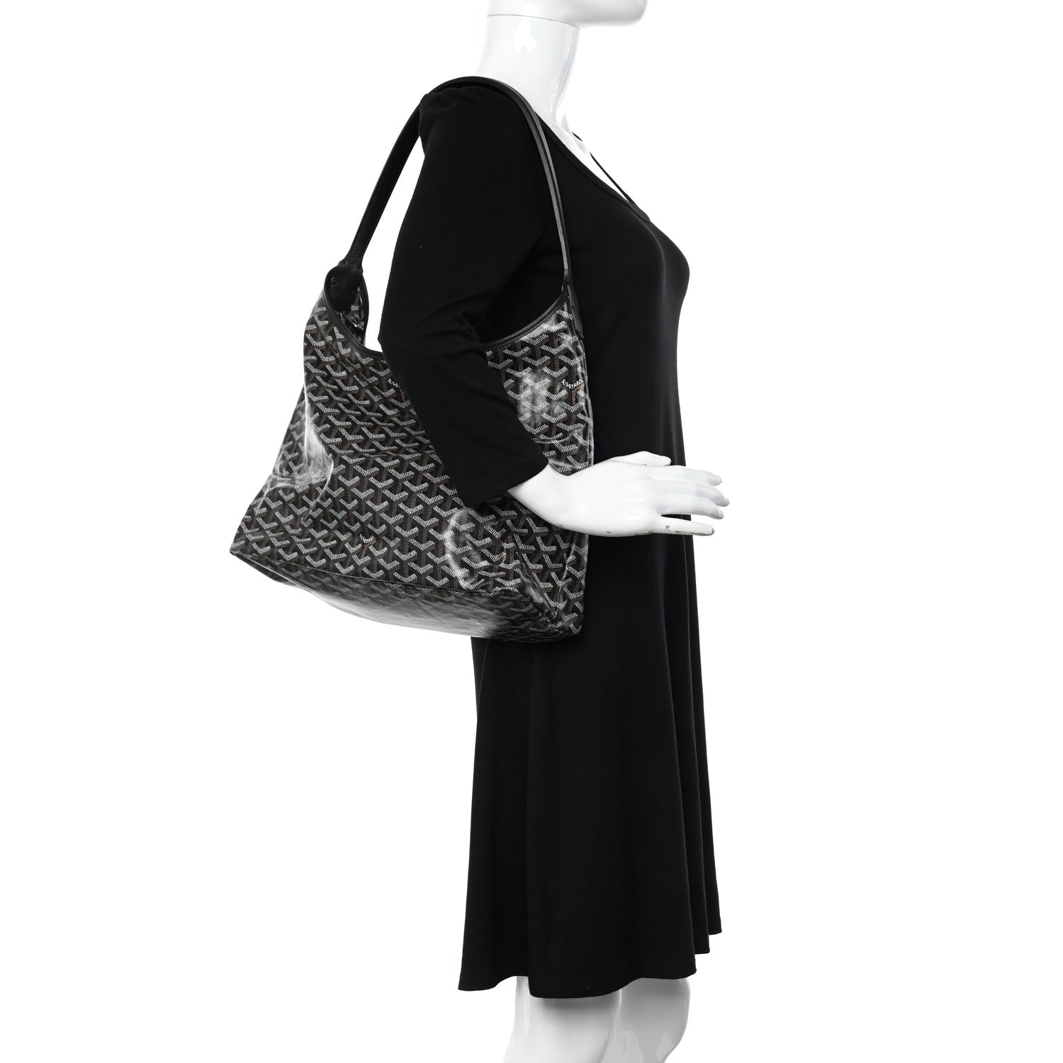 Goyard Goyardine Boheme Hobo Black 2 of 8