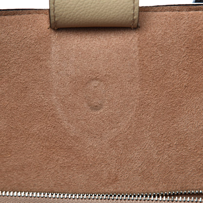 Louis Vuitton Calfskin Lockme Cabas Vanille Black 7 of 10