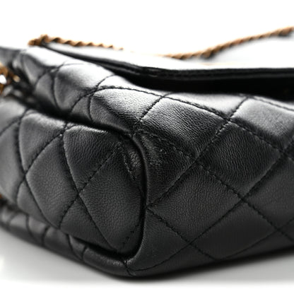 Saint Laurent Lambskin Quilted Monogram Mini Nolita Black 9 of 11