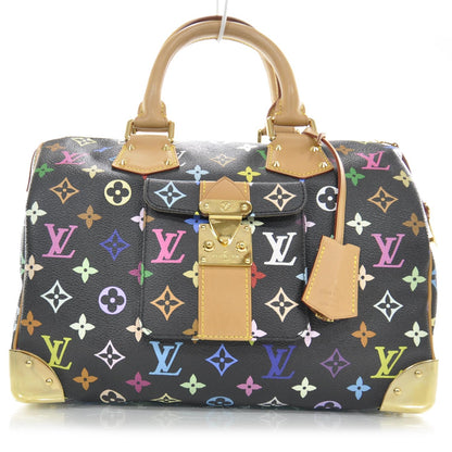 Louis Vuitton Monogram Multicolor Speedy 30 Black 1 of 9