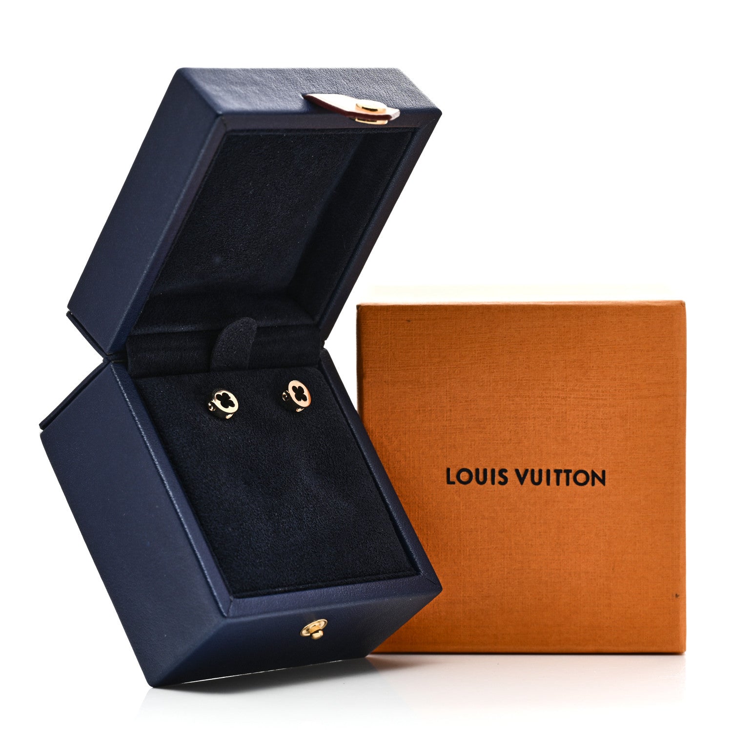 Louis Vuitton 18K Yellow Gold Empreinte Ear Studs Earrings 5 of 5