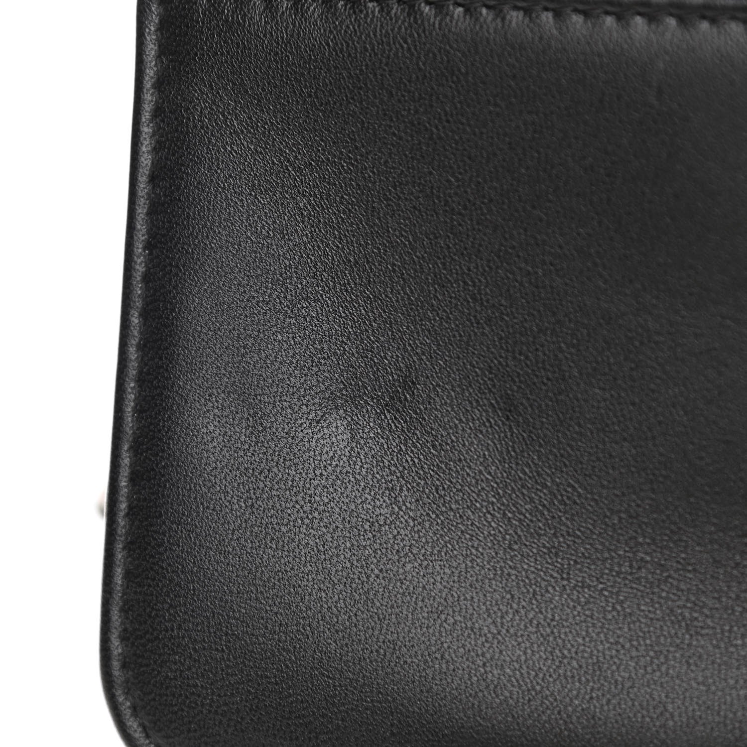 Chanel Lambskin Quilted Boy Wallet On Chain WOC Black 12 of 13