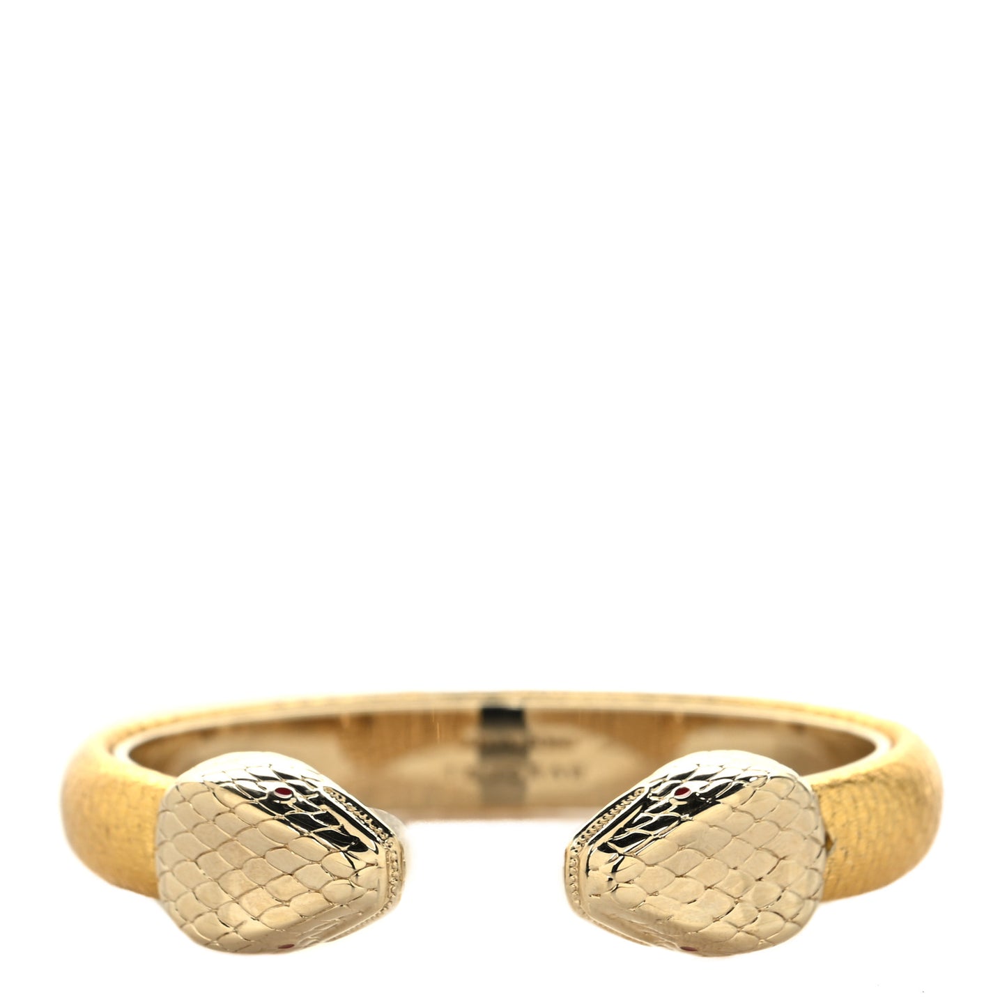 Metallic Karung Serpenti Forever Bracelet Gold
