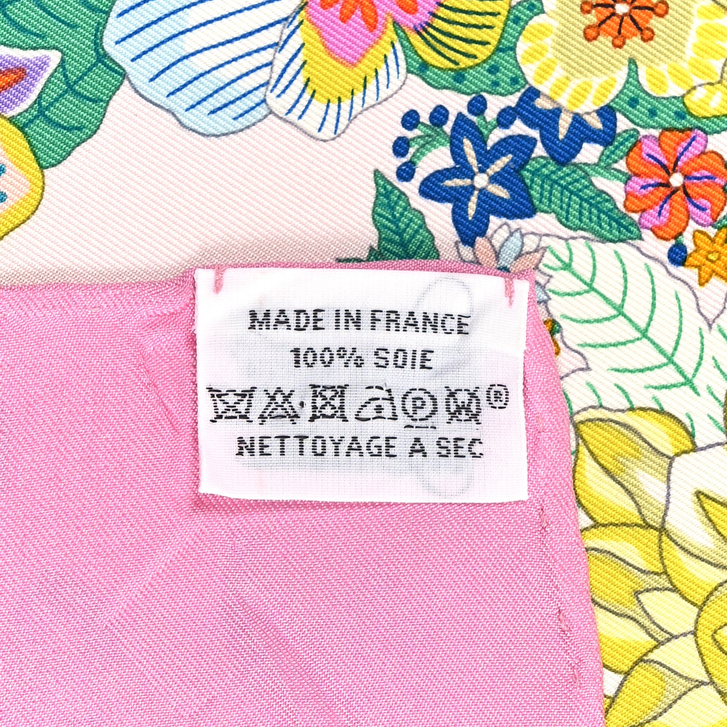 Silk Brides De Gala En Fleurs Scarf 90 Rose Bonbon Rose