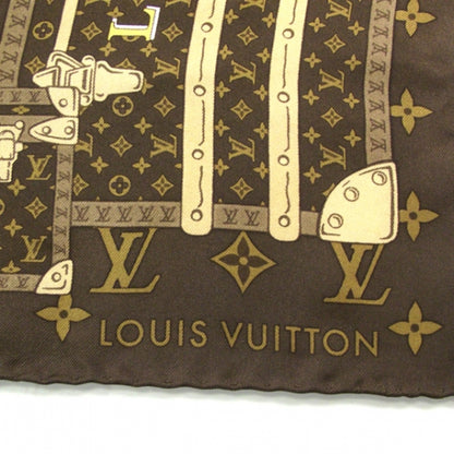 Louis Vuitton Monogram Trunks Square Scarf Silk 5 of 6