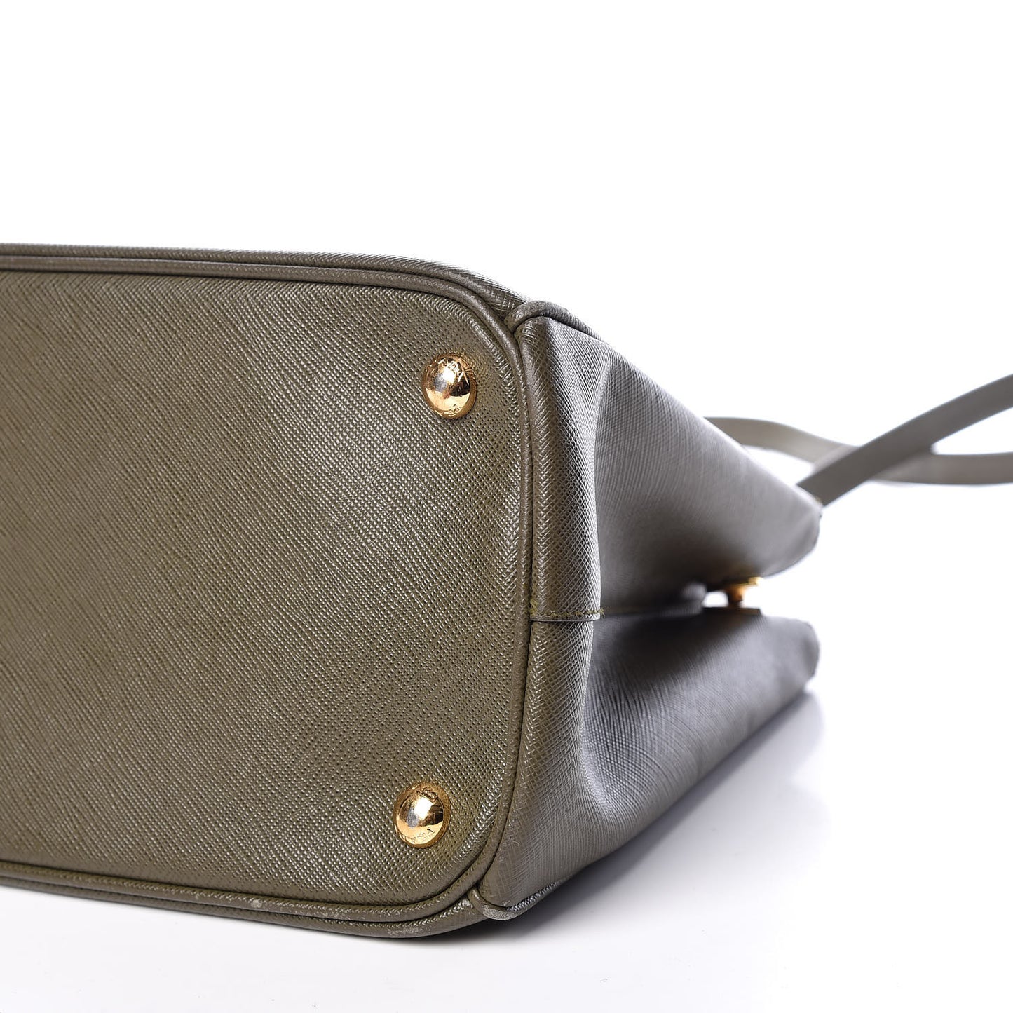 Saffiano Small Galleria Double Zip Tote Militare
