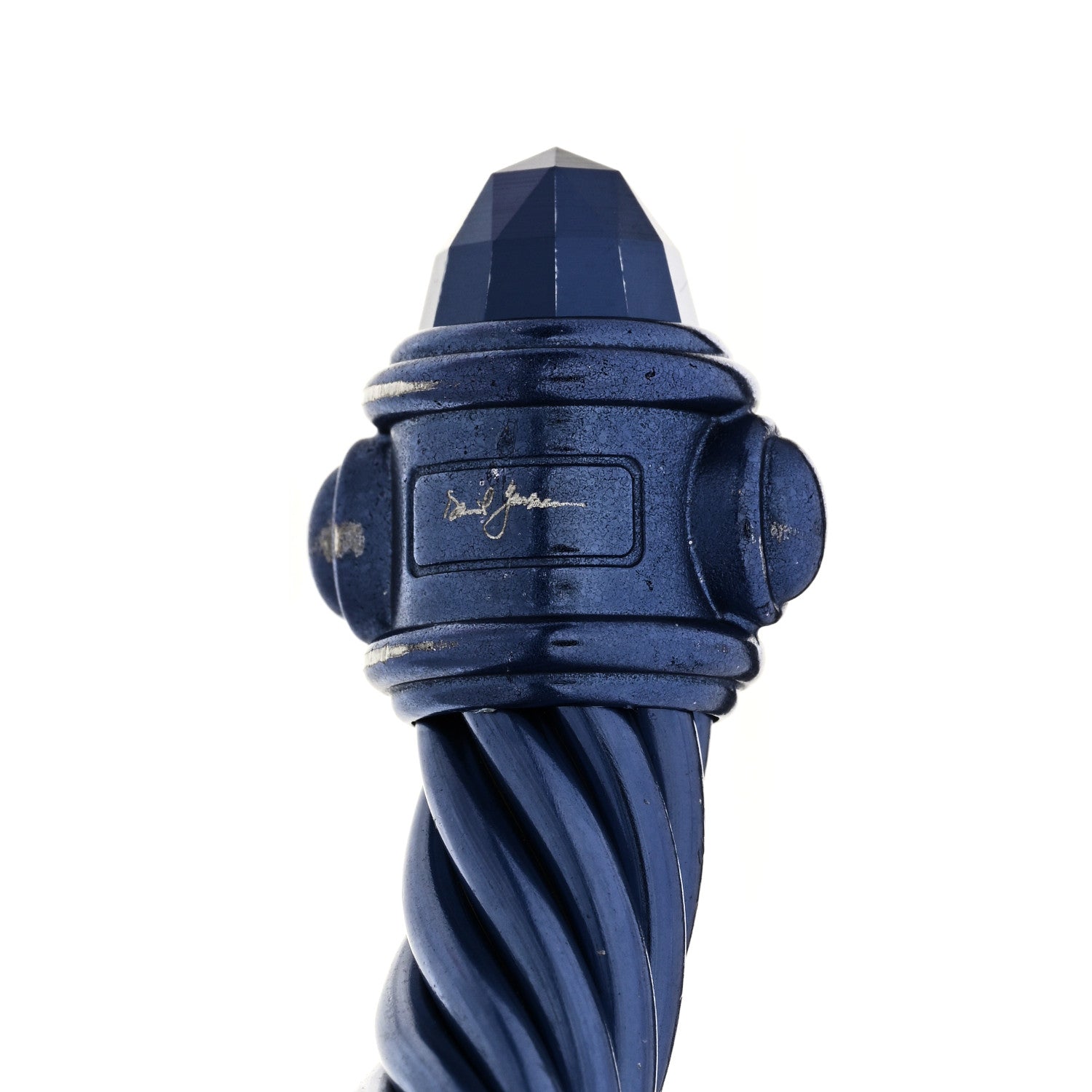 David Yurman Aluminum 10mm Renaissance Cable Bracelet Indigo 4 of 4