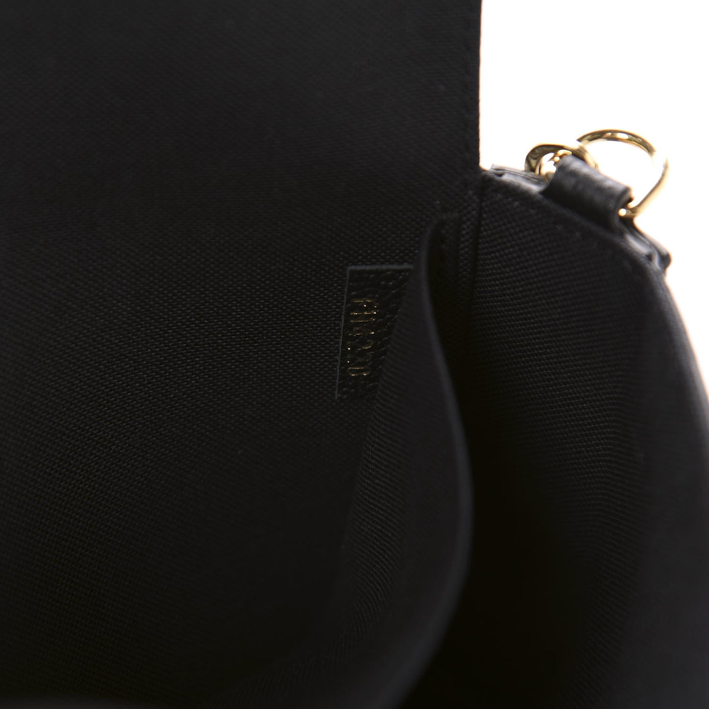 Empreinte Pochette Felicie Chain Wallet Black