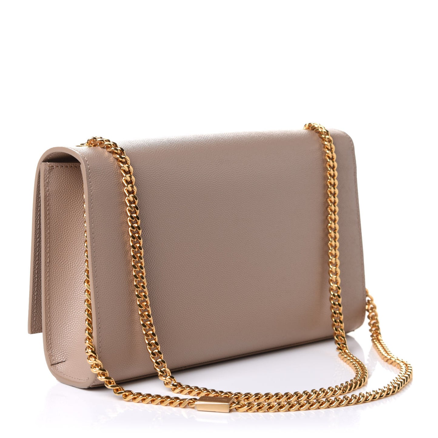 Grain De Poudre Medium Monogram Kate Satchel Dark Beige