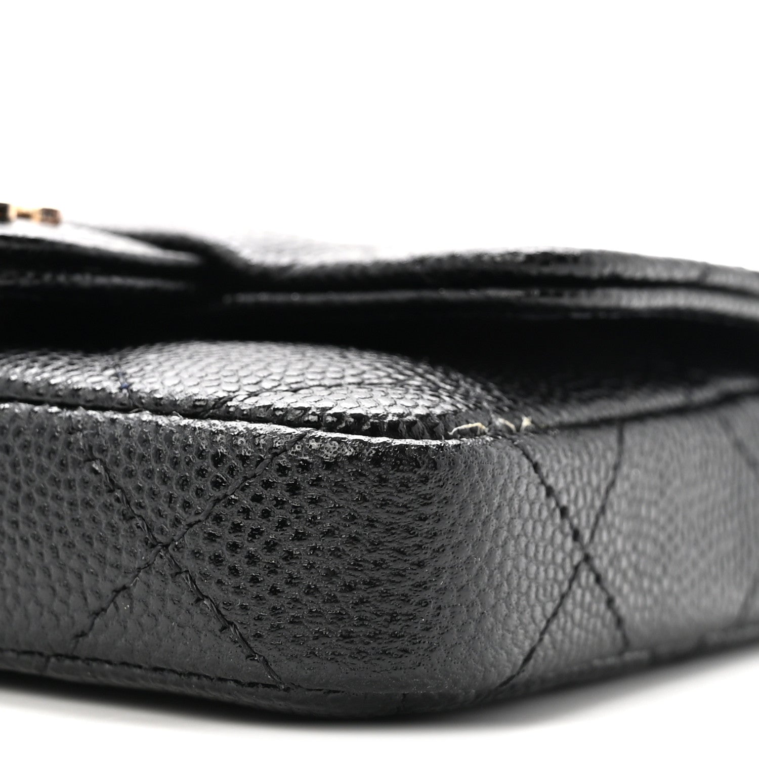 Chanel Caviar Quilted Mini Chain Belt Bag Black 8 of 9