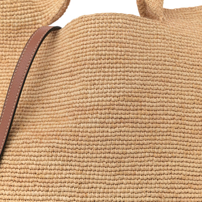 Loewe Raffia Paula's Ibiza Slit Tote Bag Natural Tan 8 of 11