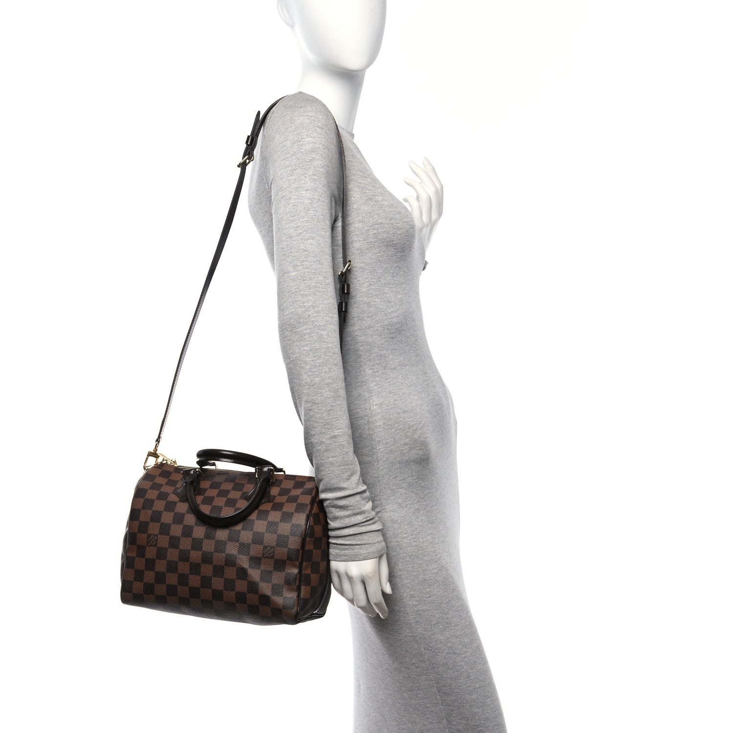 Louis Vuitton Damier Ebene Speedy Bandouliere 25 2 of 14