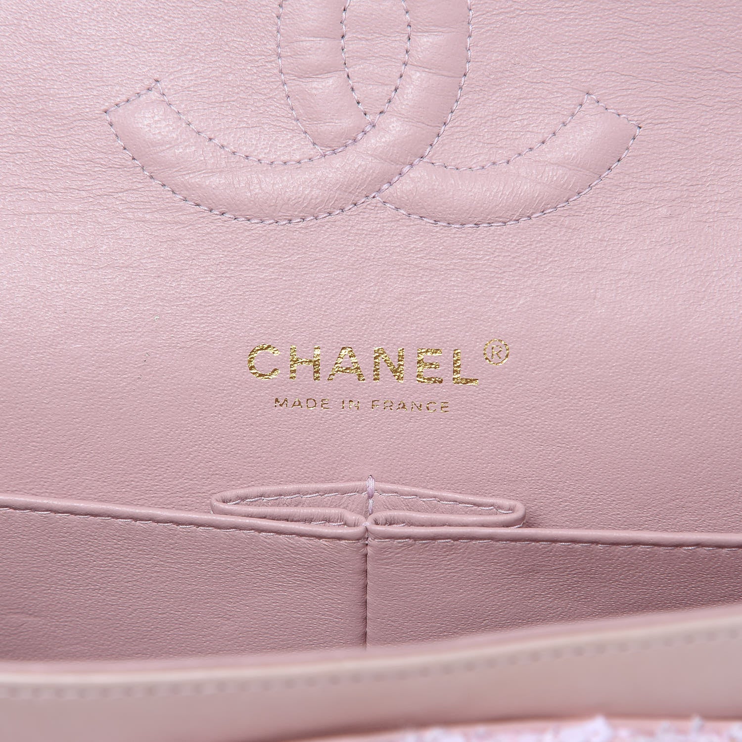 Chanel Tweed Medium Double Flap Pink 6 of 20