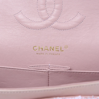 Chanel Tweed Medium Double Flap Pink 6 of 20