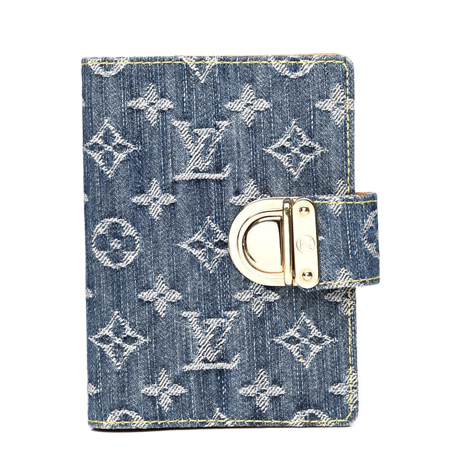 Louis Vuitton Monogram Denim Agenda PM Blue 1 of 7
