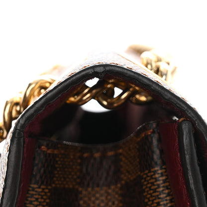 Louis Vuitton Damier Ebene Cuir Taurillon Wight Bordeaux 13 of 13