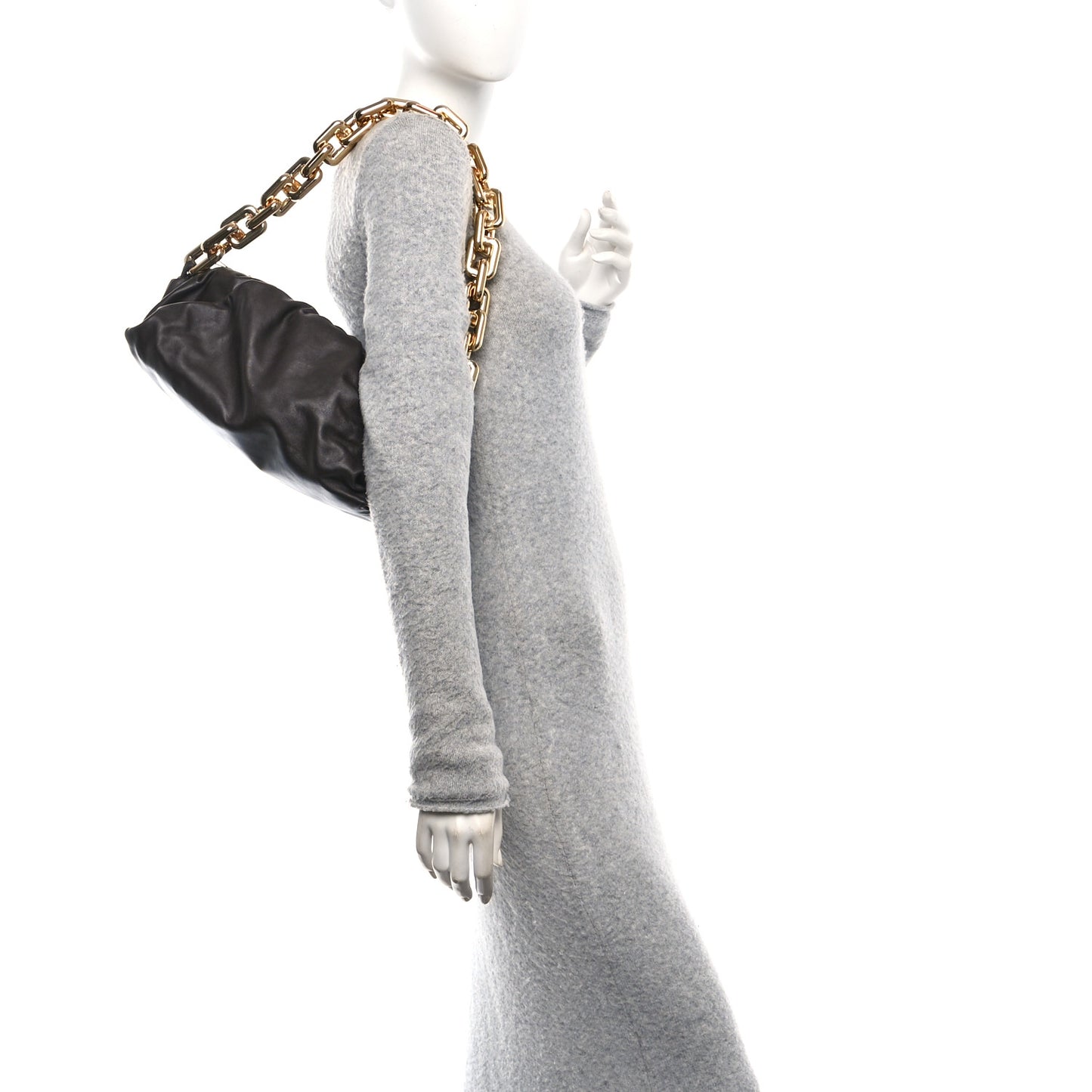 Calfskin The Pouch Chain Fondant
