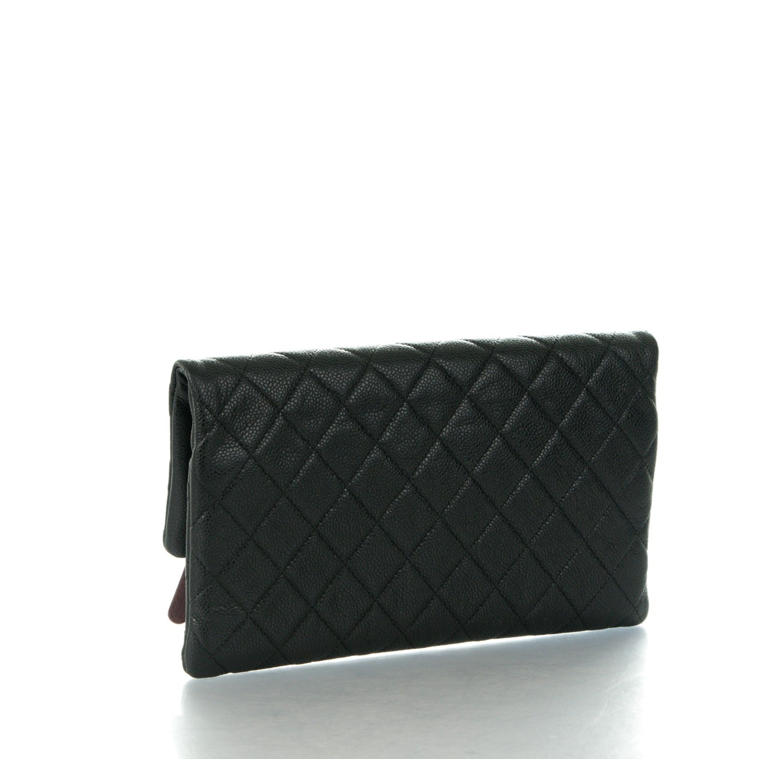 Chanel Caviar Quilted CC Beauty Clutch Black 3 of 8