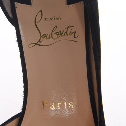 Christian Louboutin Veau Velours Iriza 70 Pumps 35.5 Black 6 of 8
