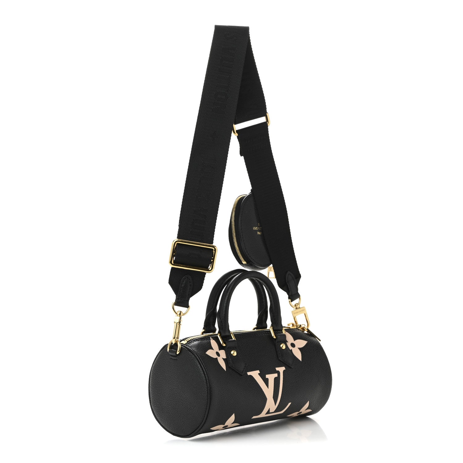 Louis Vuitton Empreinte Monogram Giant Papillon BB Black Beige 3 of 9