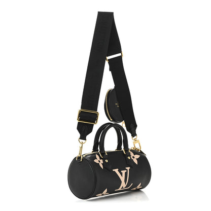 Louis Vuitton Empreinte Monogram Giant Papillon BB Black Beige 3 of 9