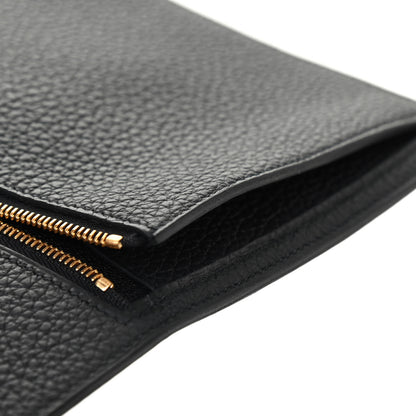 Hermes Togo Backpocket Pouch 25 Black 8 of 8