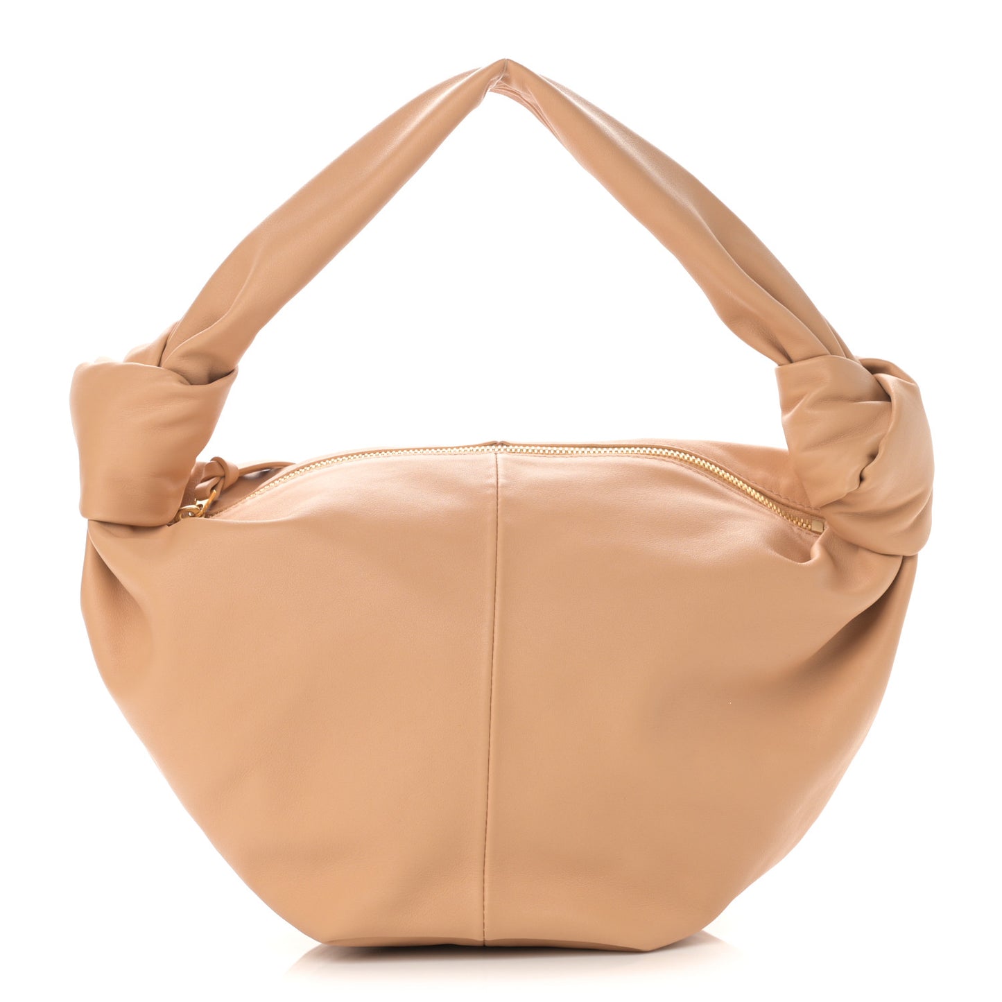 Calfskin Mini Double Knot Bag Almond