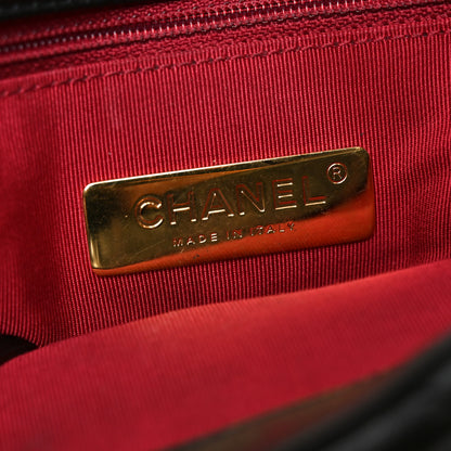 Chanel Goatskin Quilted Medium Chanel 19 Flap Black 6 of 10