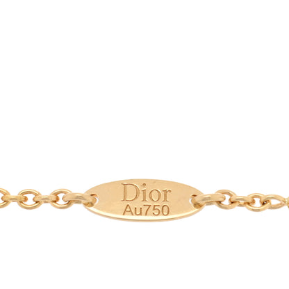 Christian Dior 18K Yellow Gold Diamond Mother of Pearl Rose Des Vents Bracelet 3 of 4