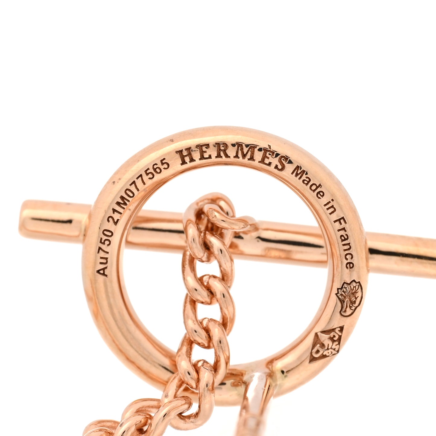 18K Rose Gold Echappee Earrings
