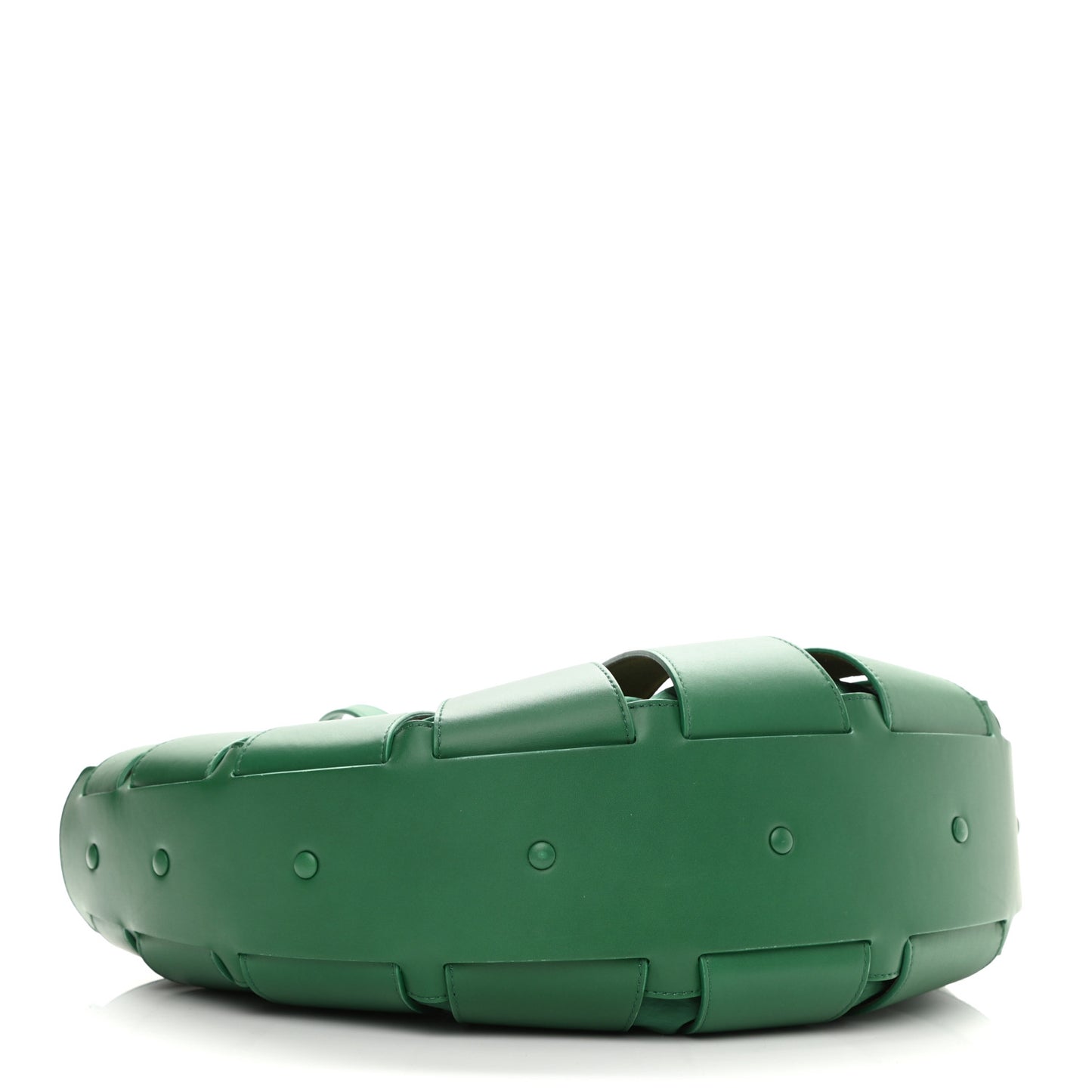 French Calfskin Shell Bag Racing Green