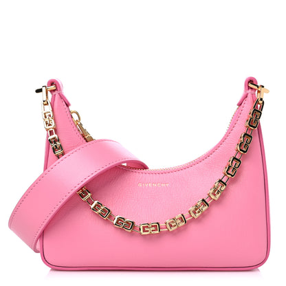 Givenchy Smooth Calfskin Mini Moon Cut Out Shoulder Bag Bright Pink 1 of 9