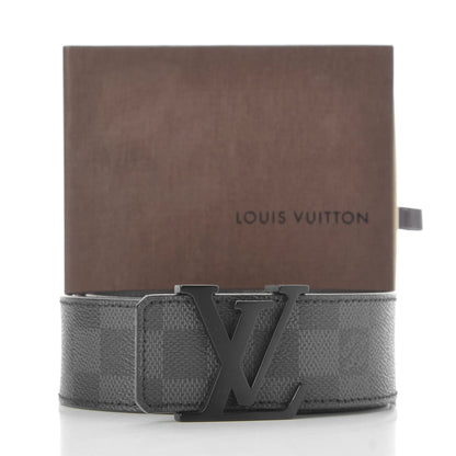 Louis Vuitton Damier Graphite 40mm LV Initiales Belt 95 38 7 of 7
