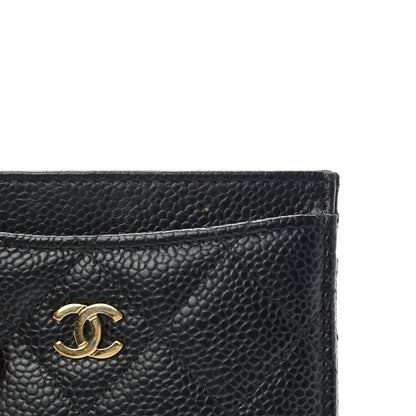 Chanel Caviar Quilted Card Holder Black 9 of 9