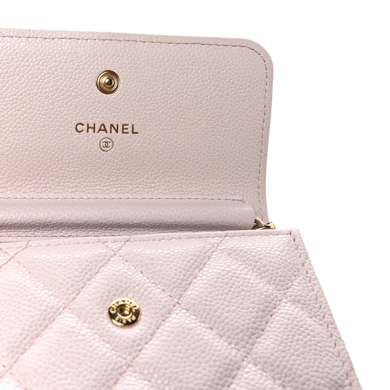 Chanel Caviar Quilted Miss Coco Clutch With Chain Light Purple 6 of 12