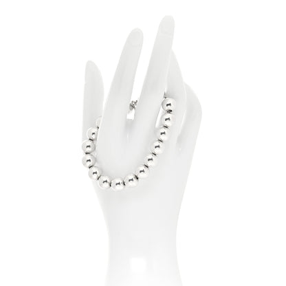 Tiffany Sterling Silver 10mm HardWear Ball Bracelet 2 of 5
