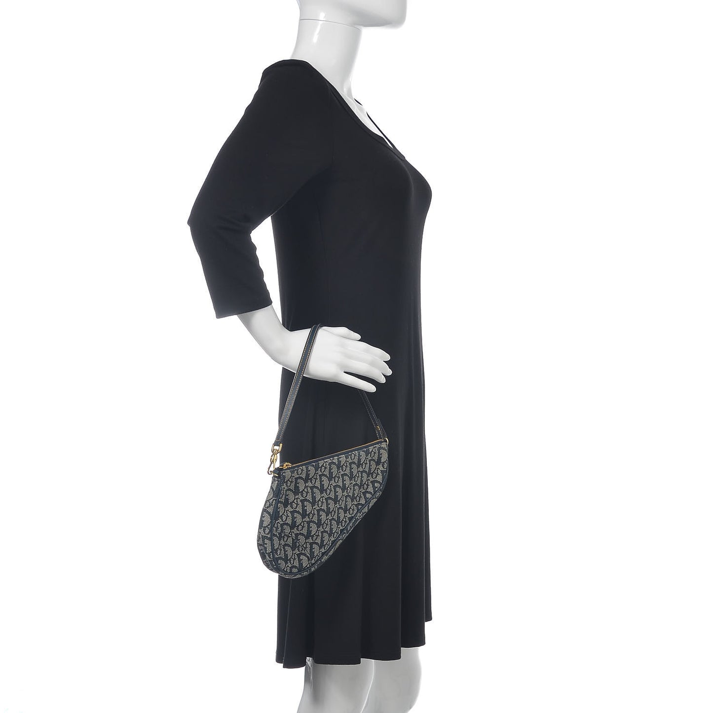 Monogram Mini Saddle Pochette Navy