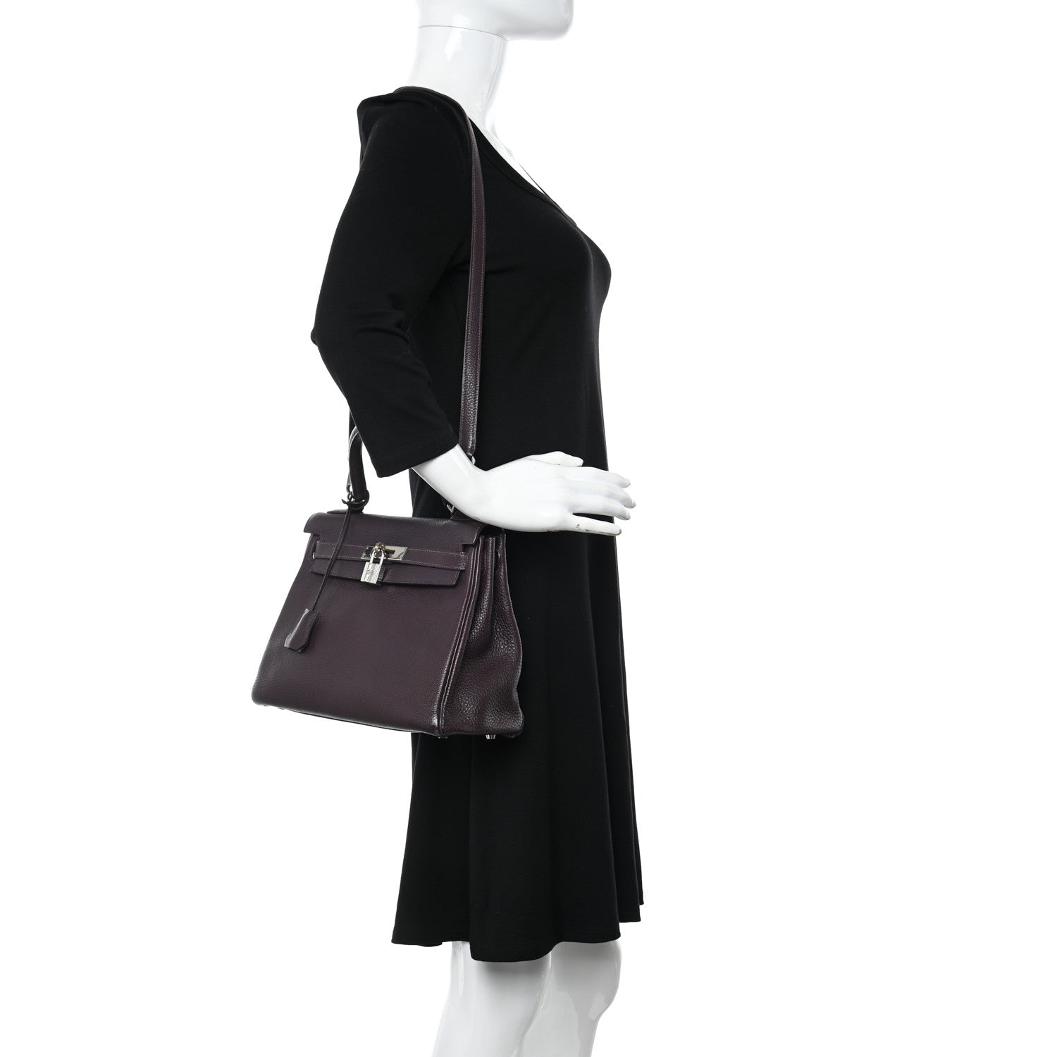 Hermes Taurillon Clemence Kelly Retourne 28 Raisin 2 of 24