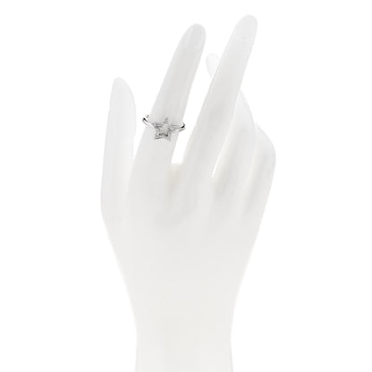 Tiffany Platinum Diamond Star Ring 53 6.5 2 of 7