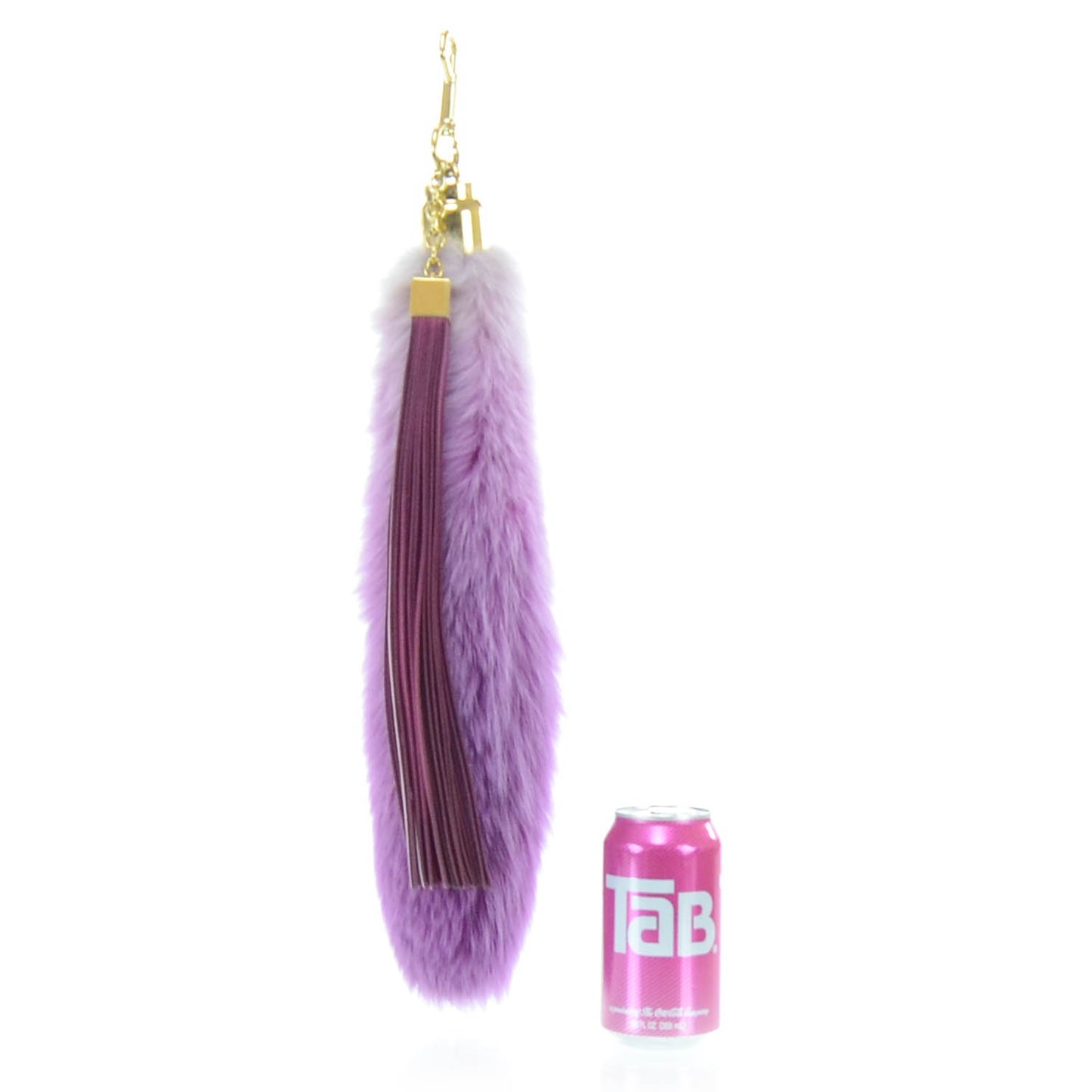Fox Fur Foxy Bag Charm Rose