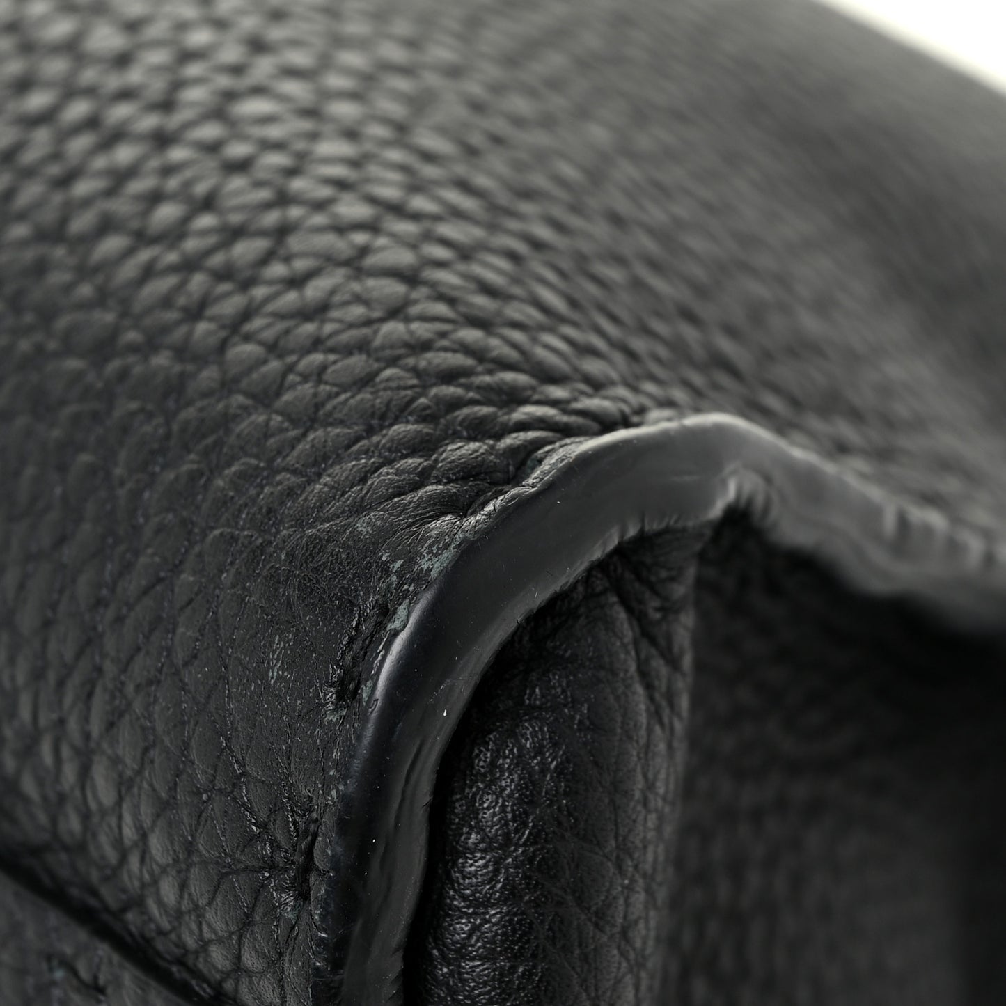 Cuoio Romano Selleria Bi-Color Large Peekaboo Iconic Satchel Black Mou