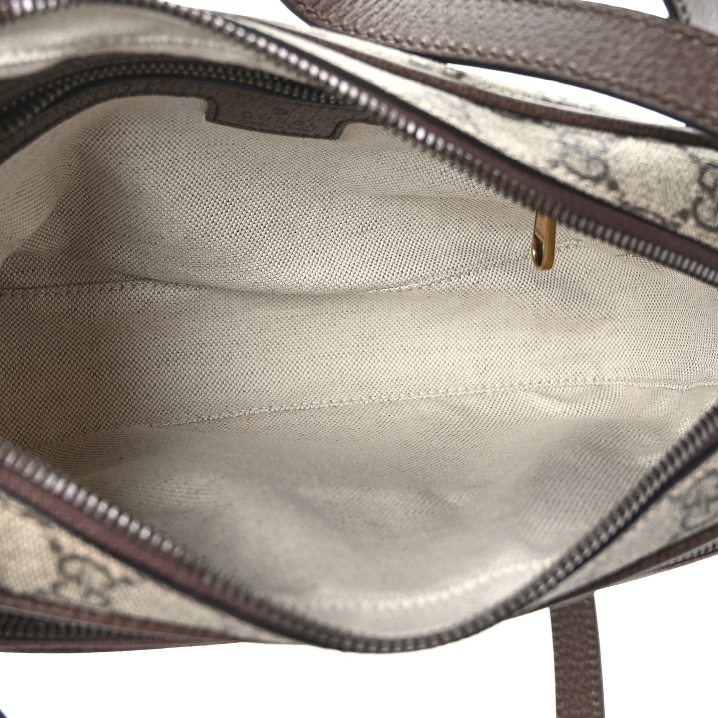 GG Supreme Monogram Calfskin Web Small Ophidia Messenger Bag Beige Ebony New Acero