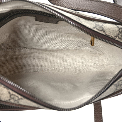 Gucci GG Supreme Monogram Calfskin Web Small Ophidia Messenger Bag Beige Ebony New Acero 5 of 9