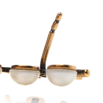 Christian Dior Pearl Crystal J'Adior Earring Gold 4 of 5