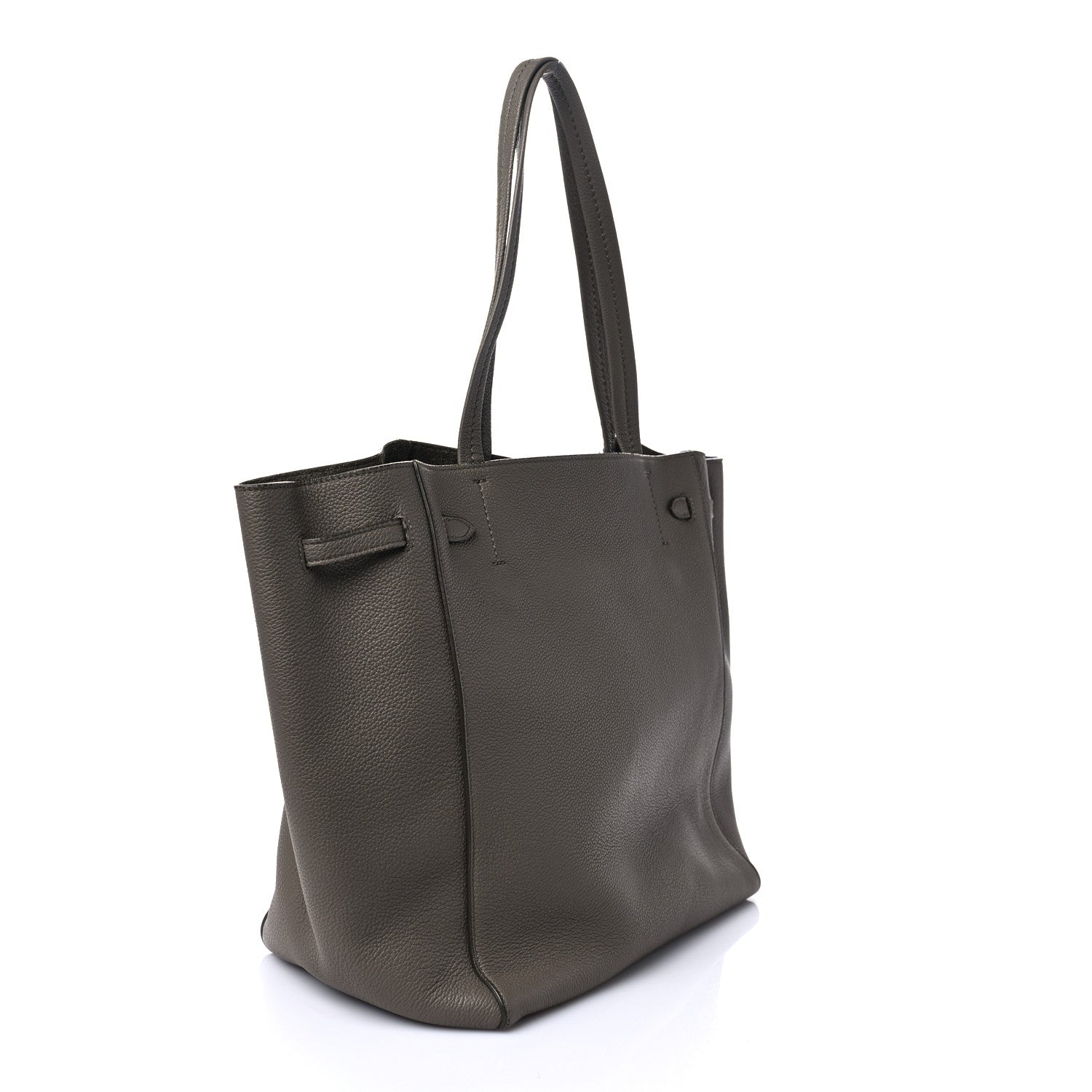 Celine Soft Grained Calfskin Medium Belt Cabas Phantom Taupe 2 of 5